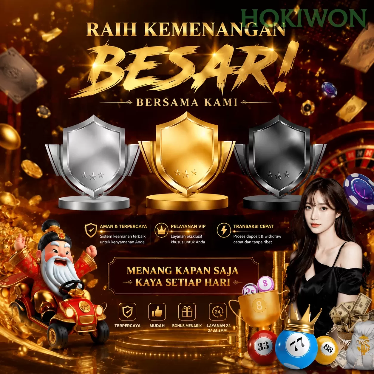 BONUS GARANSI KEKALAHAN SALDO KEMBALI 100_ promotion image